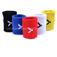 Venta al por mayor de algodón Terry Sports Wristband / Headband